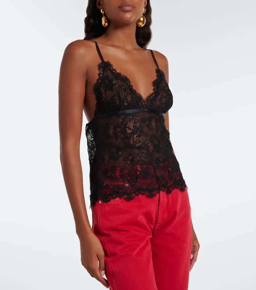 Isabel Marant Adiena silk-blend lace camisole | Thumbnail 6 Isabel Marant Adiena silk-blend lace camisole | Thumbnail 6