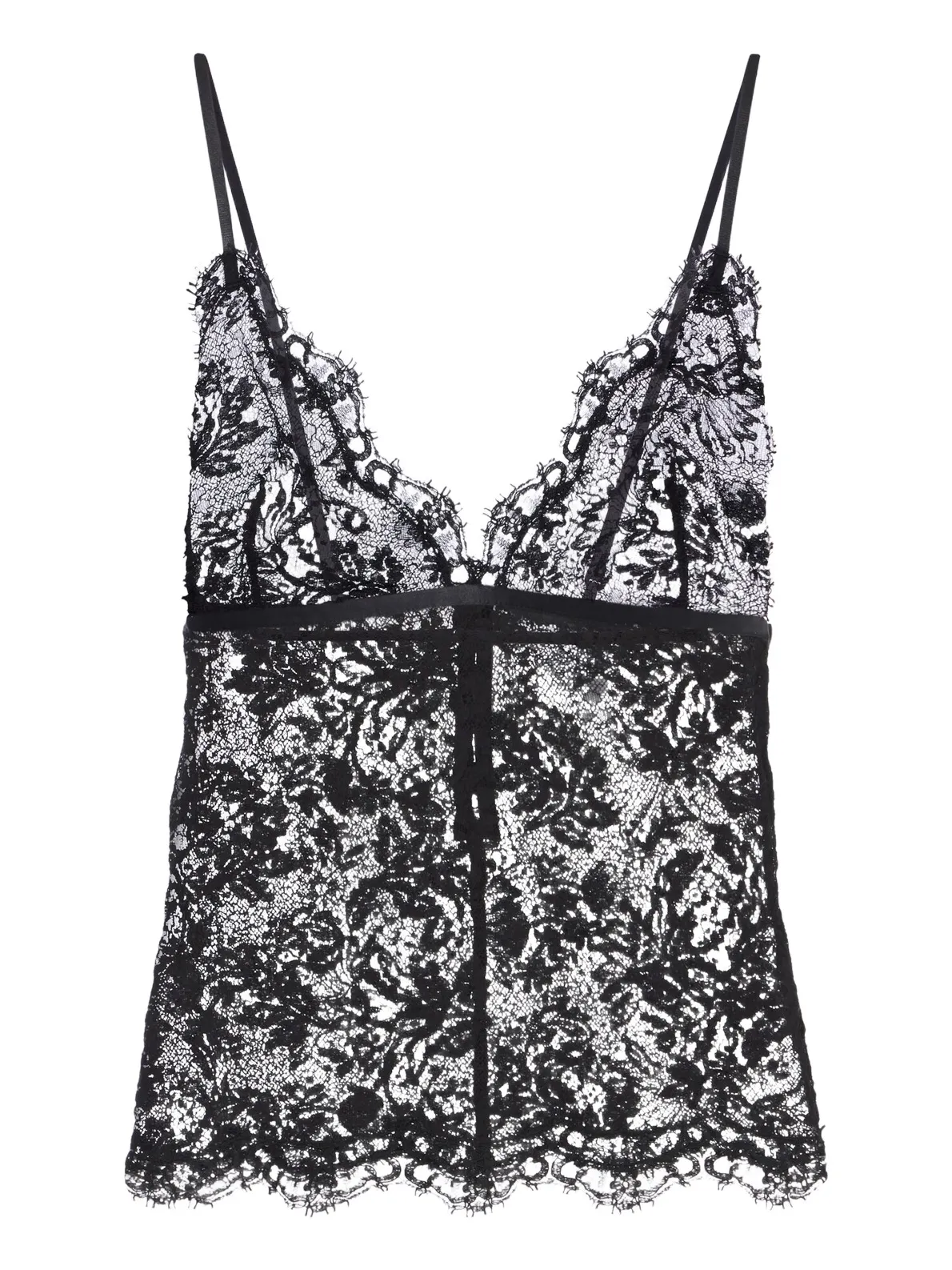 Adiena silk-blend lace camisole Adiena silk-blend lace camisole