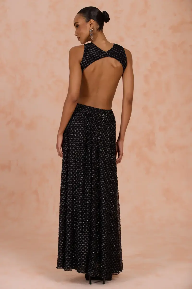 PatBo THEREZA TULLE HALTER MAXI DRESS | Thumbnail 2 PatBo THEREZA TULLE HALTER MAXI DRESS | Thumbnail 2