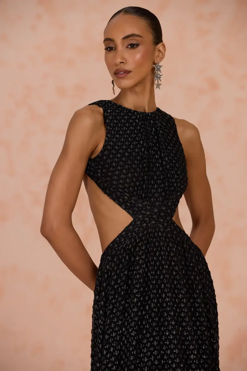 PatBo THEREZA TULLE HALTER MAXI DRESS | Thumbnail 3 PatBo THEREZA TULLE HALTER MAXI DRESS | Thumbnail 3