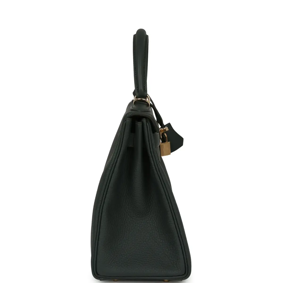 HERMÈS Hermes Kelly Retourne 28 Vert Mangrove Togo Permabrass Hardware | Thumbnail 3