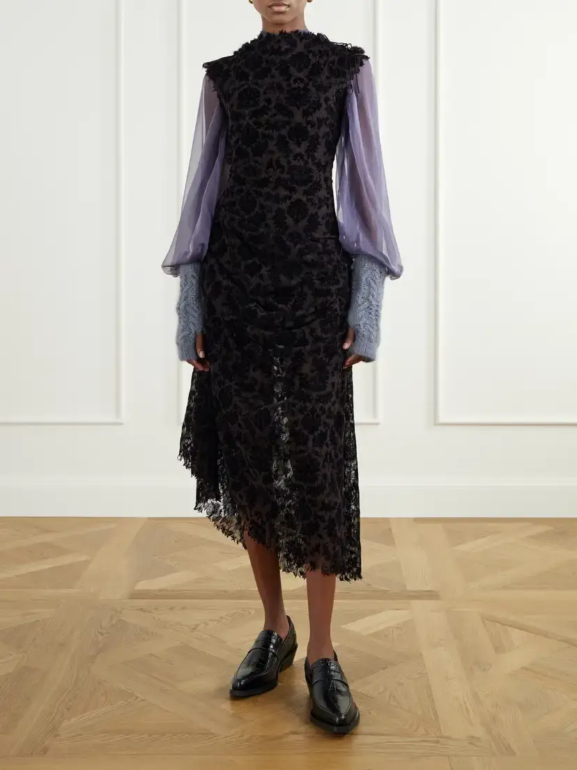 Pauline Dujancourt Alyona Cut-out Silk Blouse | Thumbnail 2