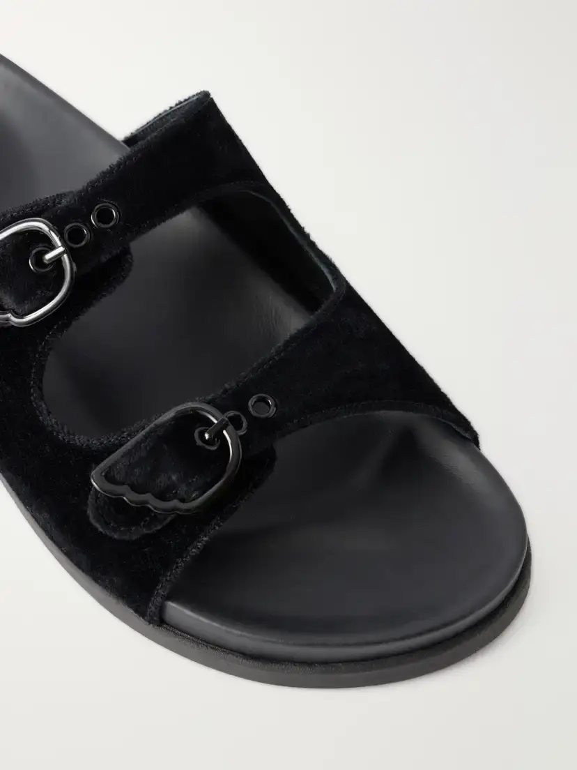 Ancient Greek Sandals Selestia Velvet Sandals | Thumbnail 5 Ancient Greek Sandals Selestia Velvet Sandals | Thumbnail 5