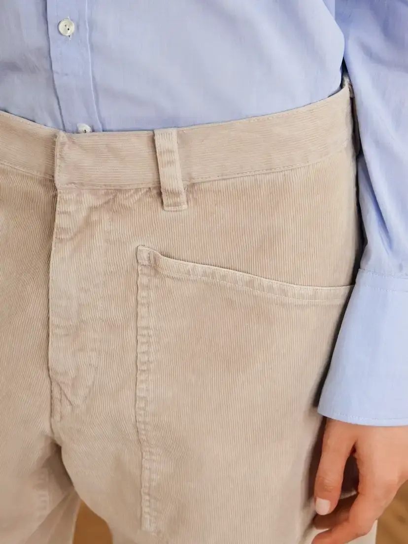Nili Lotan Shon Cotton-blend Twill Barrel-leg Pants | Thumbnail 5 Nili Lotan Shon Cotton-blend Twill Barrel-leg Pants | Thumbnail 5