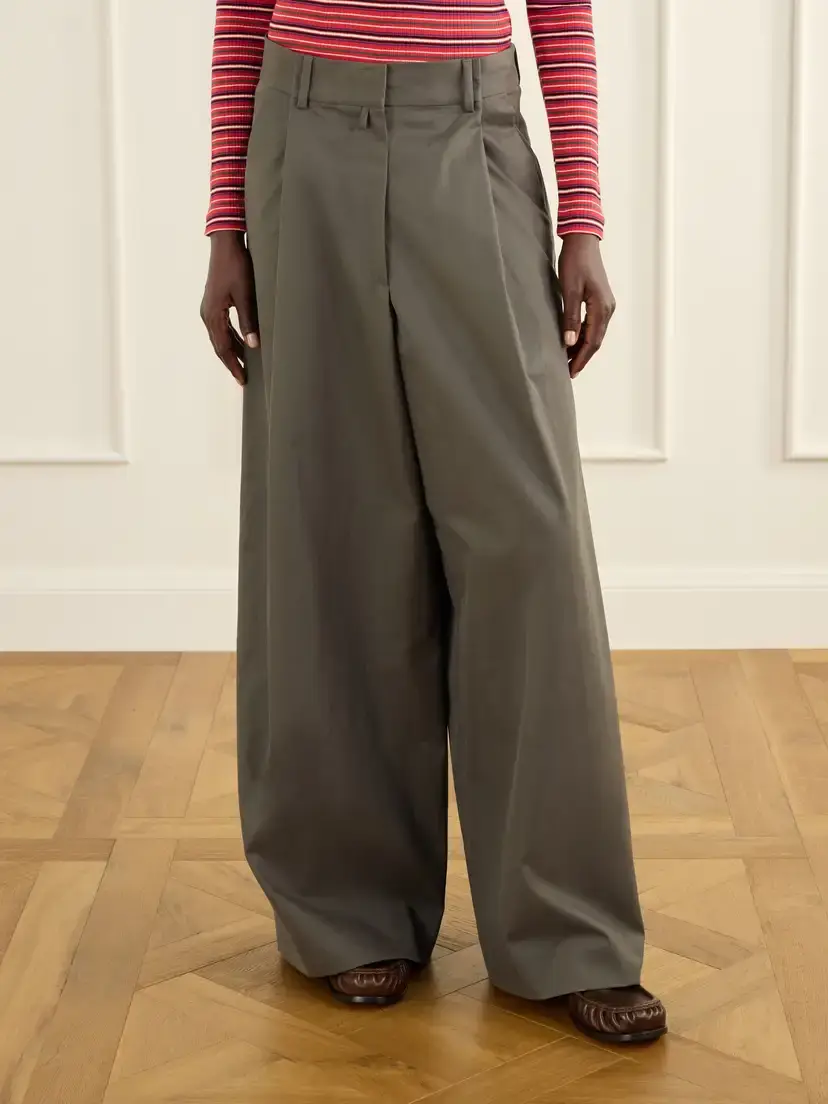 Dries Van Noten Cotton-twill Wide-leg Pants | Thumbnail 3