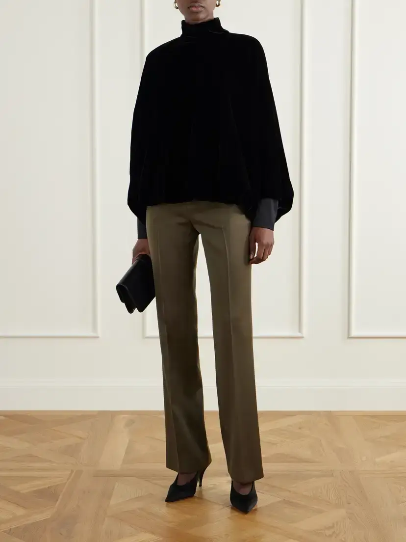 Balmain Wool Straight-leg Pants | Thumbnail 2 Balmain Wool Straight-leg Pants | Thumbnail 2