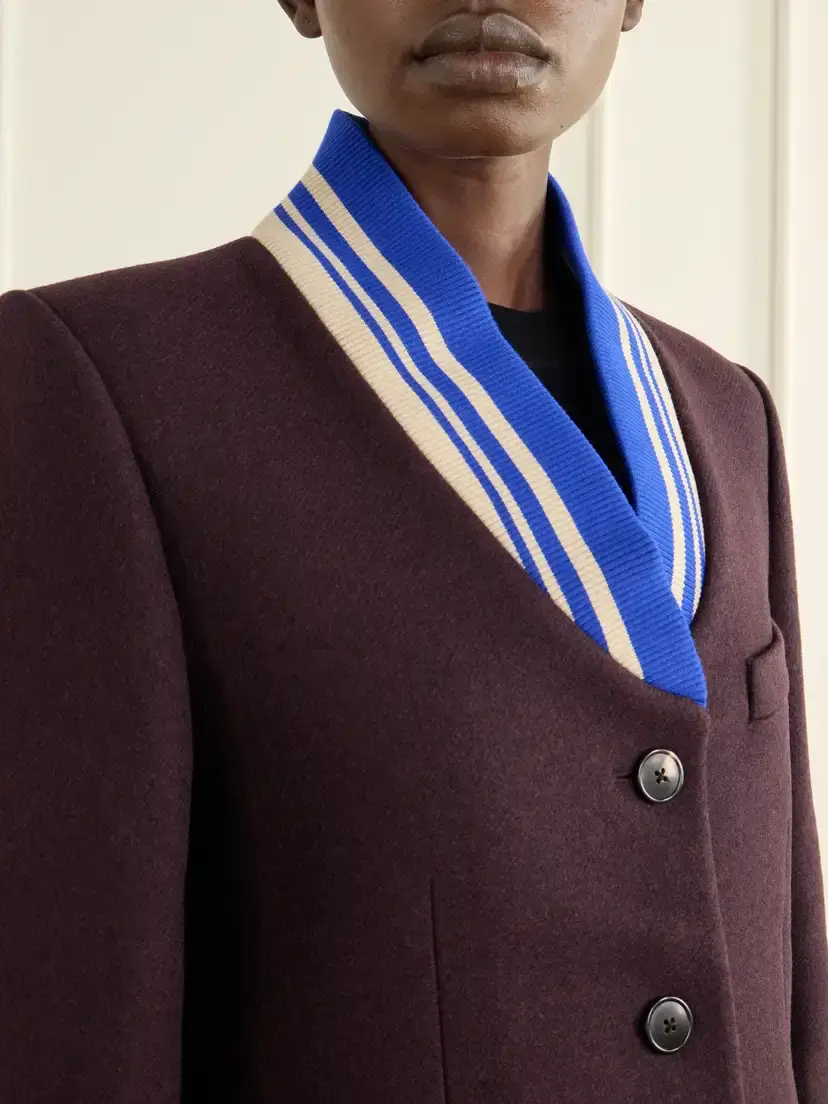 Dries Van Noten Striped Wool-blend Jacket | Thumbnail 5 Dries Van Noten Striped Wool-blend Jacket | Thumbnail 5