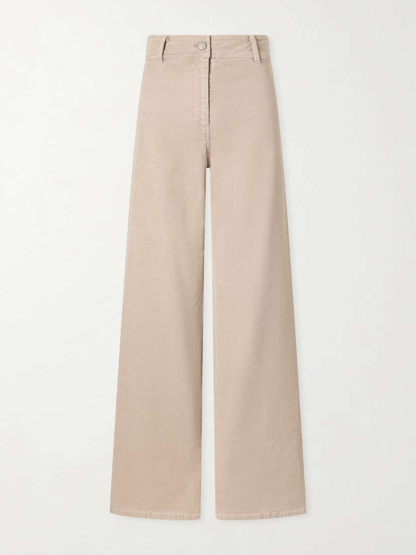 Megan Cotton-blend Corduroy Wide-leg Pants Megan Cotton-blend Corduroy Wide-leg Pants