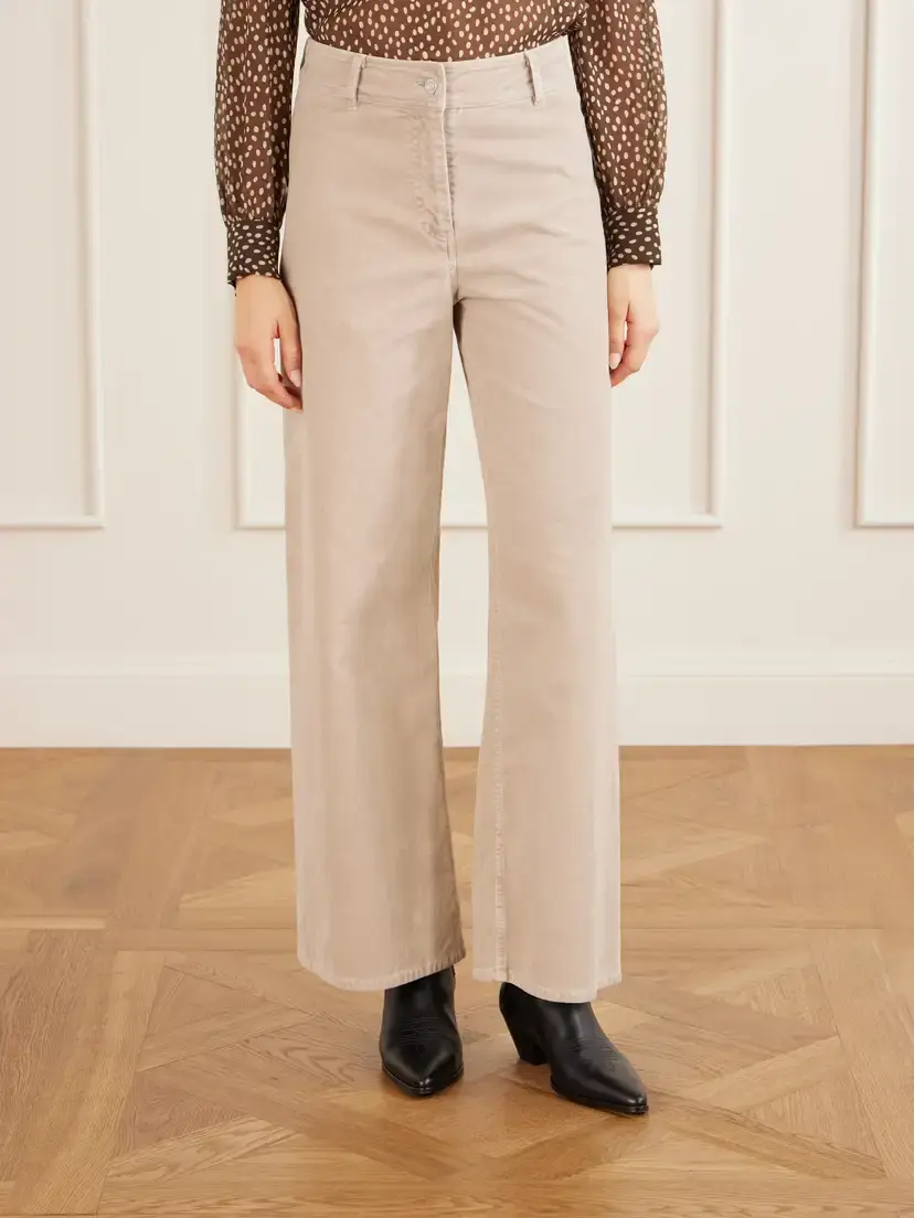 Nili Lotan Megan Cotton-blend Corduroy Wide-leg Pants | Thumbnail 3