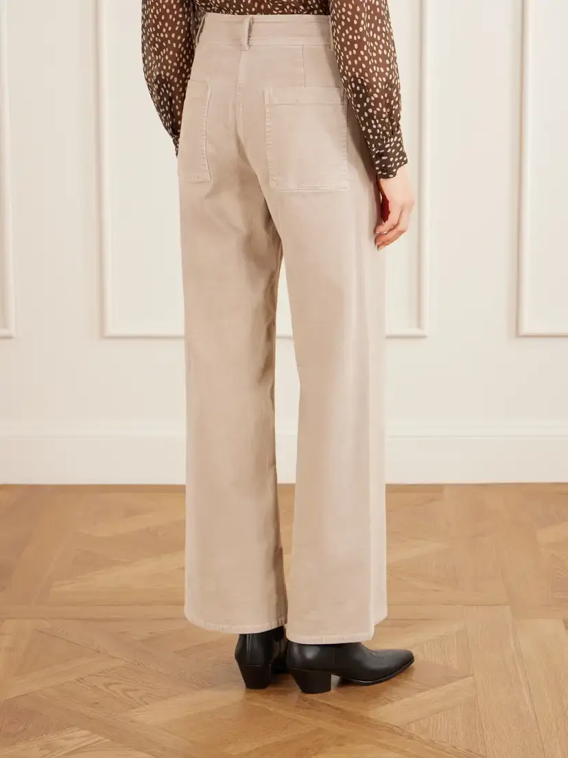 Nili Lotan Megan Cotton-blend Corduroy Wide-leg Pants | Thumbnail 4