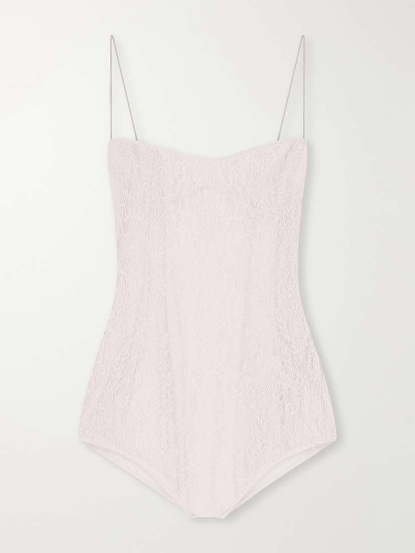 Pauline Dujancourt Liqaa Lace Bodysuit