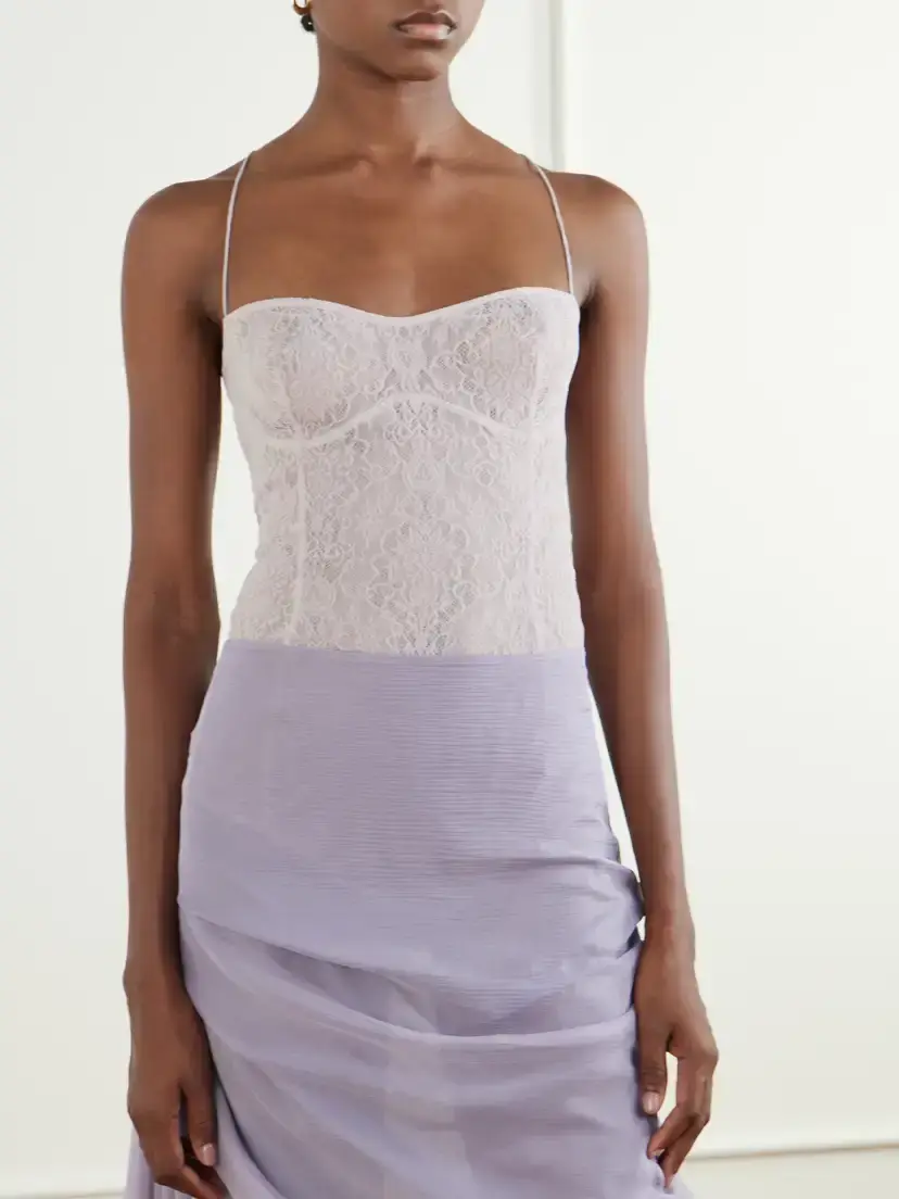 Pauline Dujancourt Liqaa Lace Bodysuit | Thumbnail 3 Pauline Dujancourt Liqaa Lace Bodysuit | Thumbnail 3