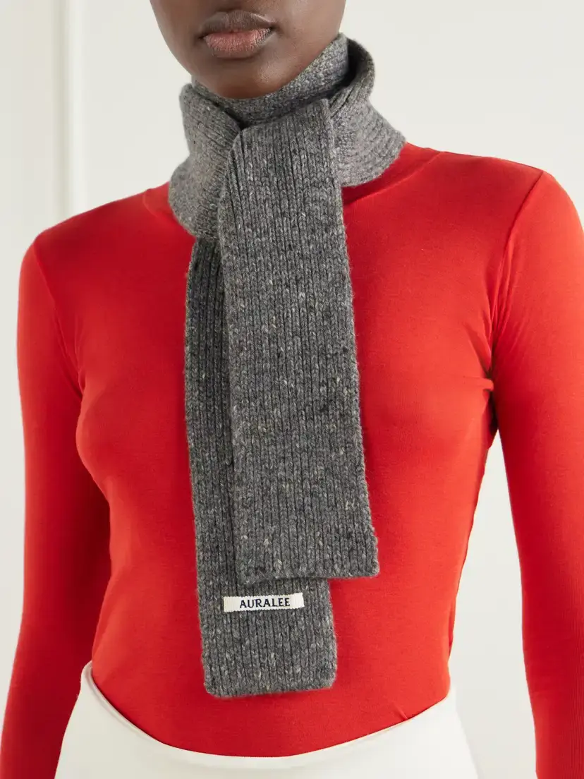 Auralee Cashmere Scarf | Thumbnail 2 Auralee Cashmere Scarf | Thumbnail 2
