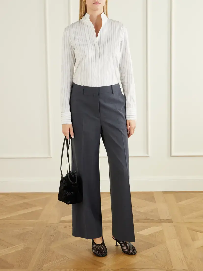 Theory Stretch-wool Straight-leg Pants | Thumbnail 2 Theory Stretch-wool Straight-leg Pants | Thumbnail 2