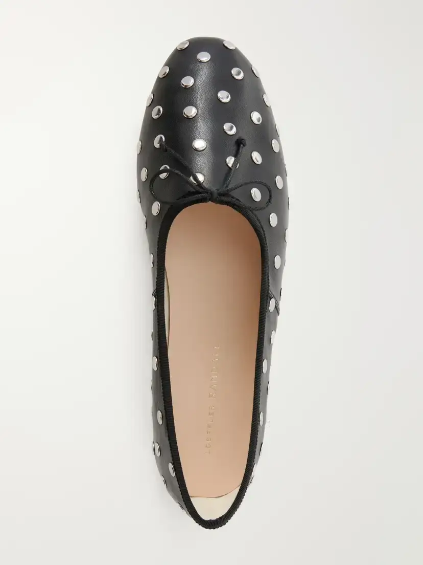 Loeffler Randall Landon Bow-detailed Studded Leather Ballet Flats | Thumbnail 6 Loeffler Randall Landon Bow-detailed Studded Leather Ballet Flats | Thumbnail 6