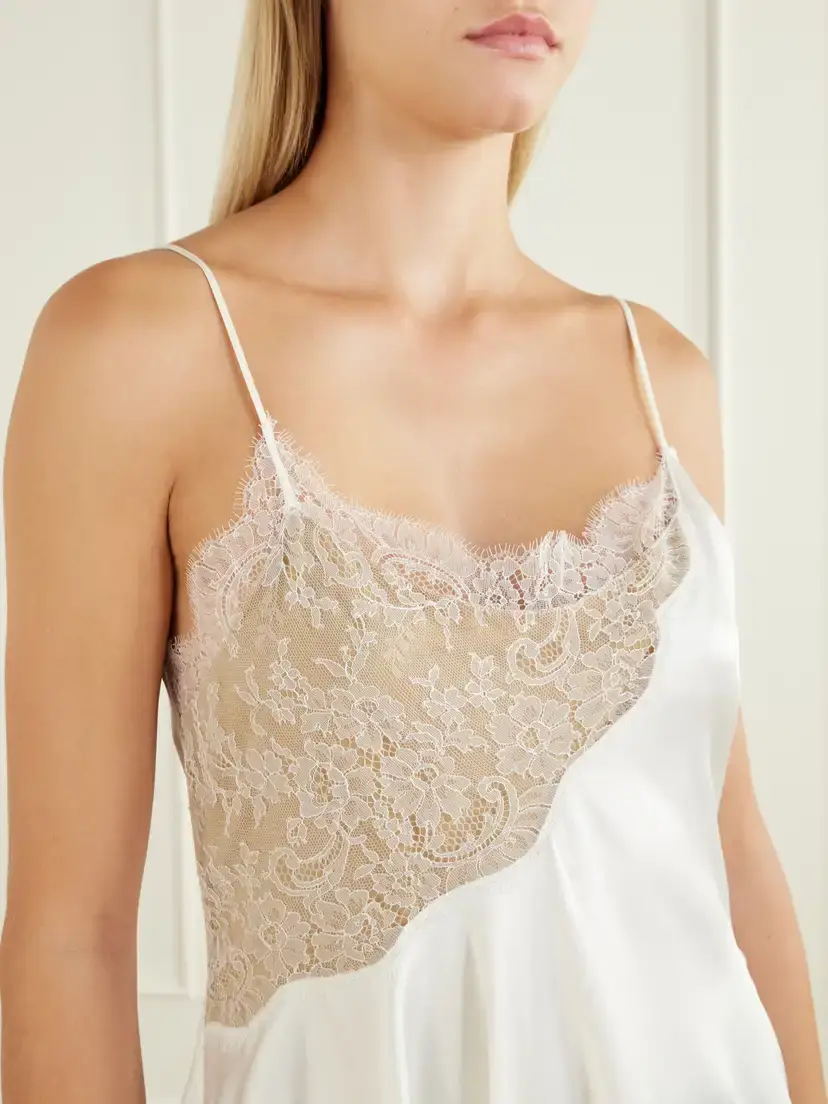 Stella McCartney Lace-trimmed Satin Cami | Thumbnail 5 Stella McCartney Lace-trimmed Satin Cami | Thumbnail 5
