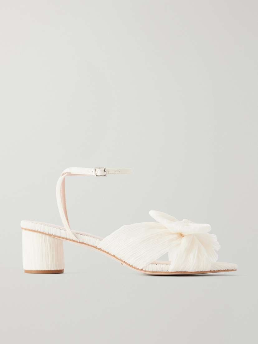 Dahlia Bow-detailed Organza Sandals Dahlia Bow-detailed Organza Sandals