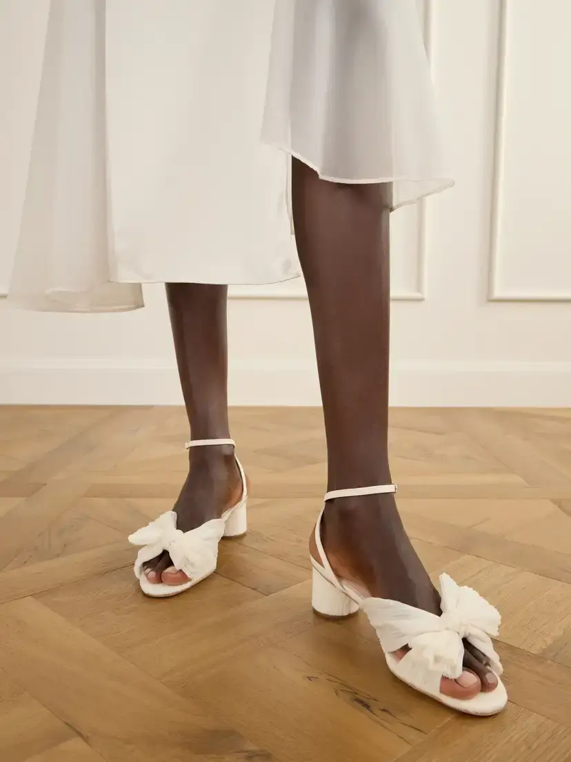 Loeffler Randall Dahlia Bow-detailed Organza Sandals | Thumbnail 2 Loeffler Randall Dahlia Bow-detailed Organza Sandals | Thumbnail 2