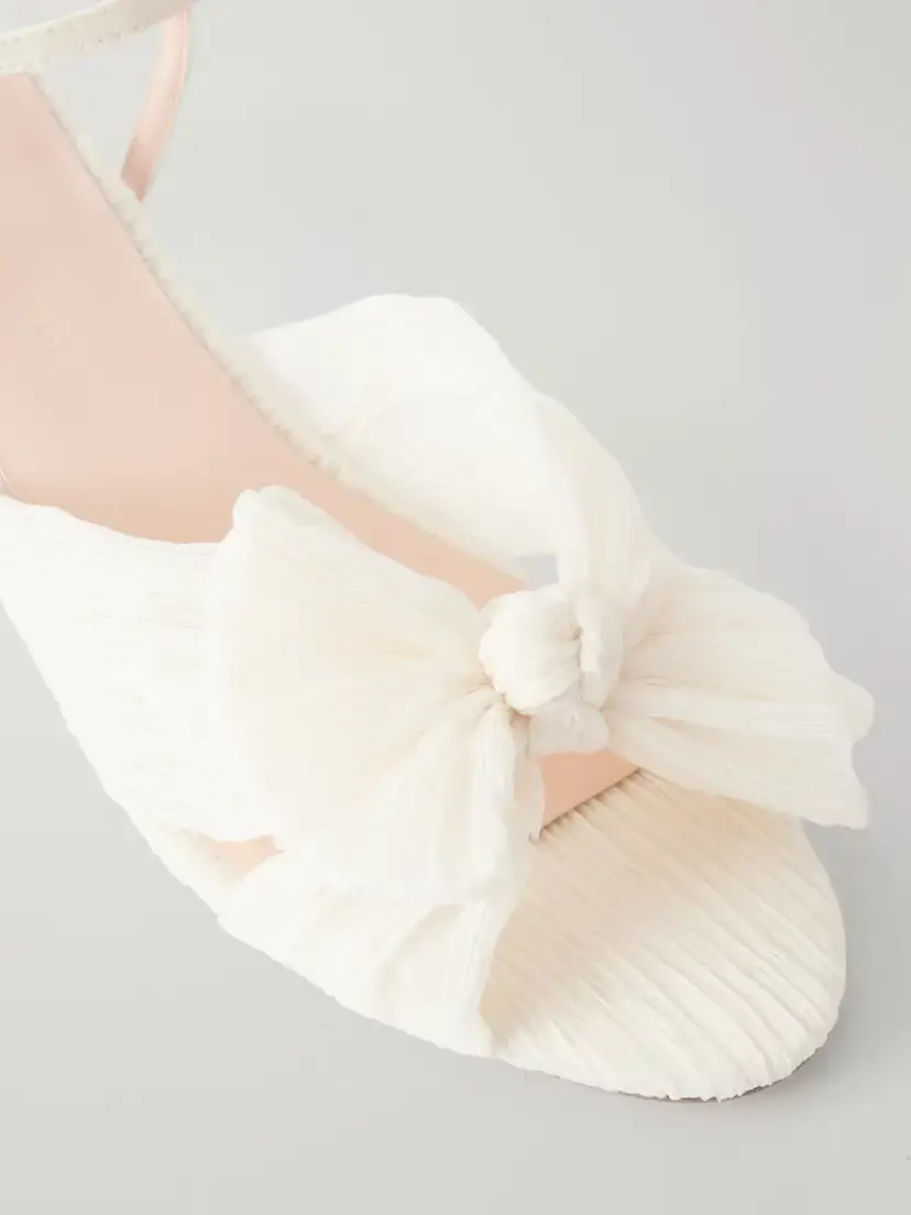 Loeffler Randall Dahlia Bow-detailed Organza Sandals | Thumbnail 4 Loeffler Randall Dahlia Bow-detailed Organza Sandals | Thumbnail 4