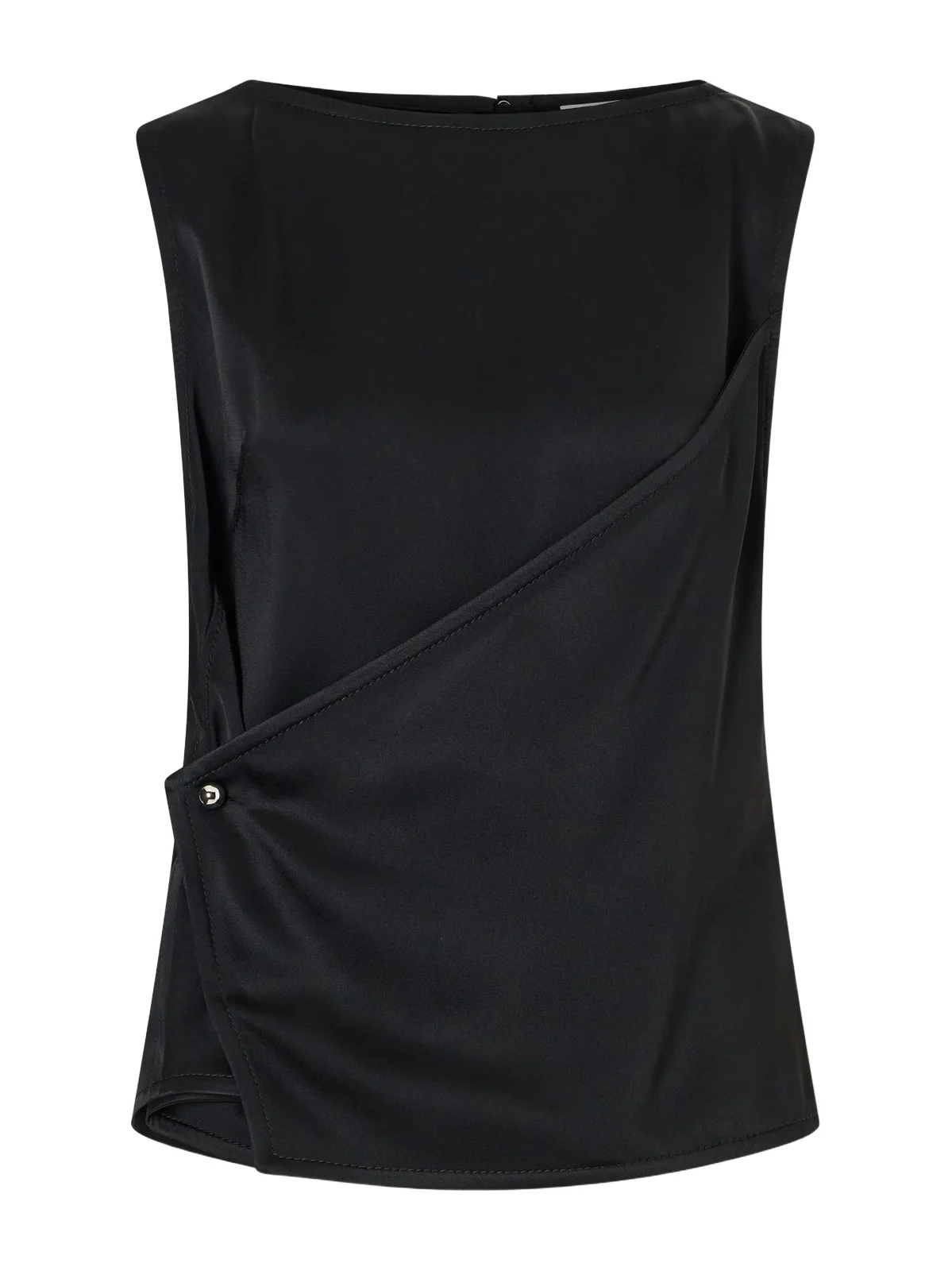 Lanvin Satin Wrap Top