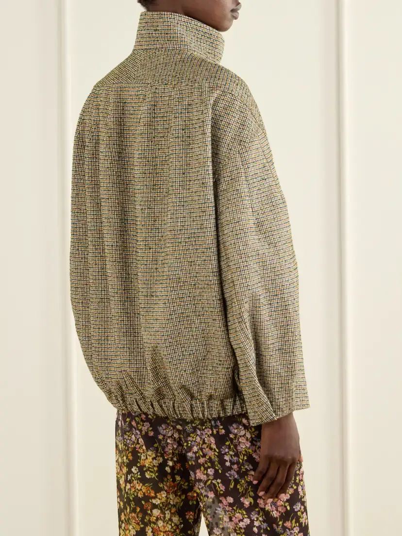 Dries Van Noten Checked Bouclé Jacket | Thumbnail 4 Dries Van Noten Checked Bouclé Jacket | Thumbnail 4
