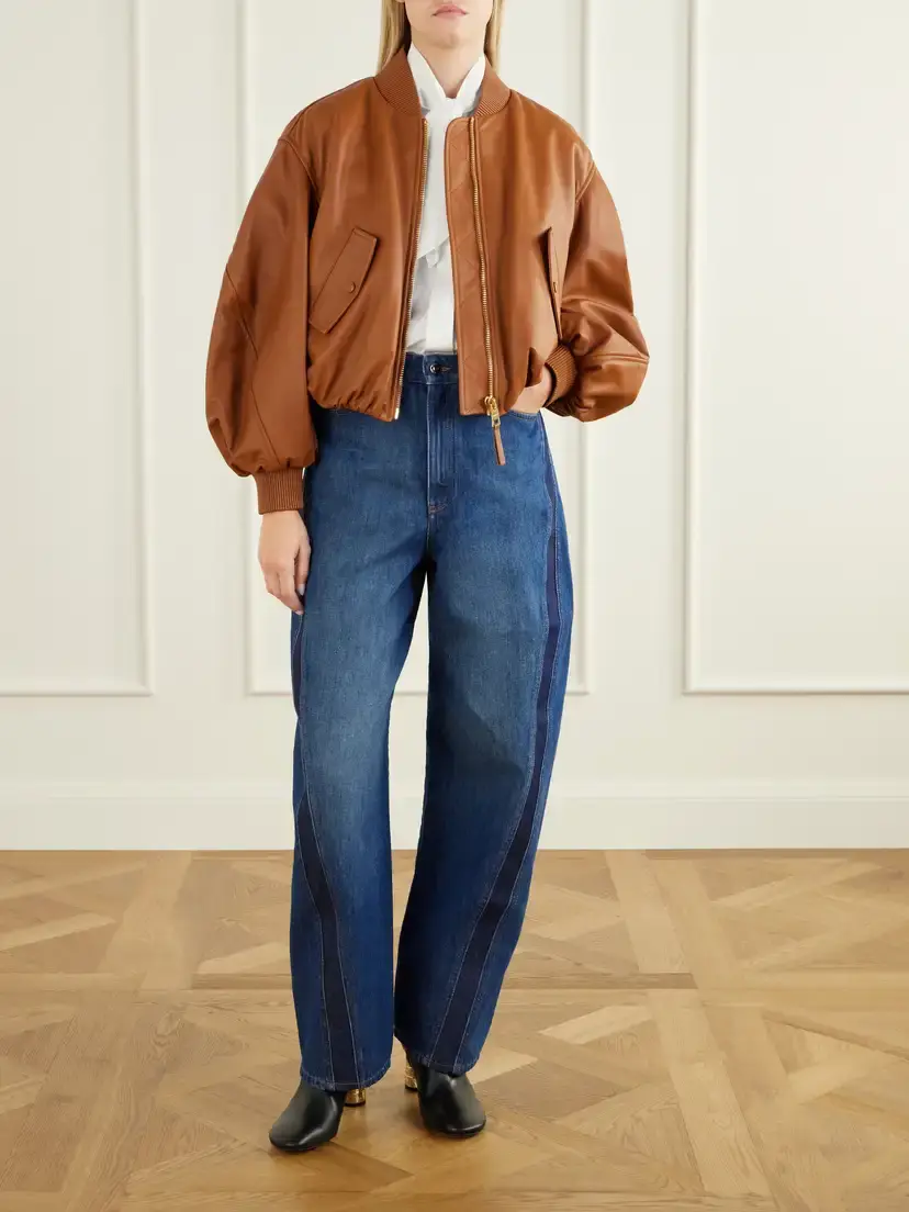 Givenchy Leather Cropped Jacket | Thumbnail 2