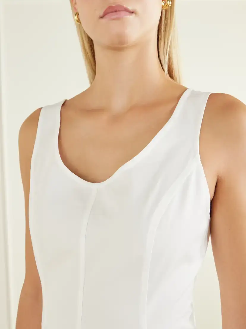 Brandon Maxwell Poppy Cotton-poplin Mini Dress | Thumbnail 4 Brandon Maxwell Poppy Cotton-poplin Mini Dress | Thumbnail 4