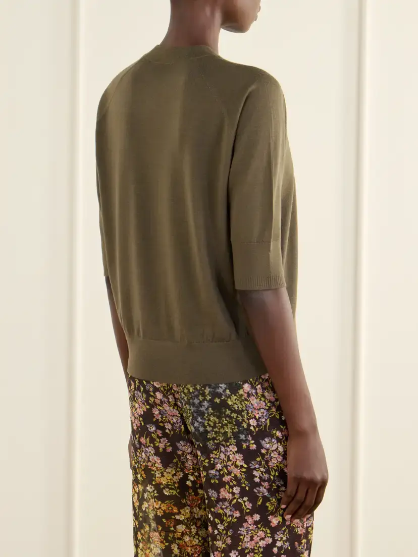Dries Van Noten Merino Wool Sweater | Thumbnail 3 Dries Van Noten Merino Wool Sweater | Thumbnail 3