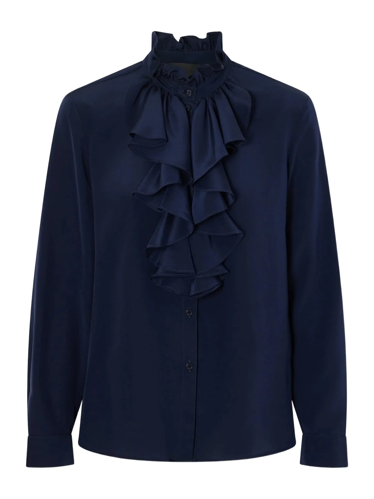 Lily Ruffled Silk-satin Blouse Lily Ruffled Silk-satin Blouse