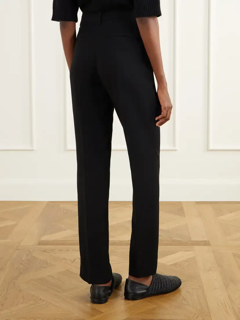 Theory Crepe Straight-leg Pants | Thumbnail 4 Theory Crepe Straight-leg Pants | Thumbnail 4