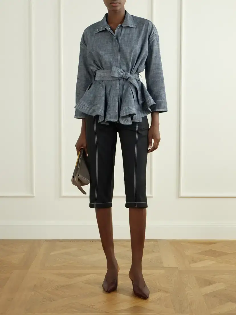 Jacquemus La Veste Cabana Belted Cotton Jacket | Thumbnail 2 Jacquemus La Veste Cabana Belted Cotton Jacket | Thumbnail 2