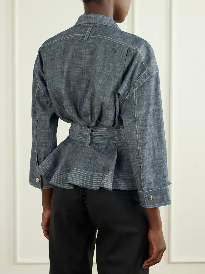 Jacquemus La Veste Cabana Belted Cotton Jacket | Thumbnail 3 Jacquemus La Veste Cabana Belted Cotton Jacket | Thumbnail 3