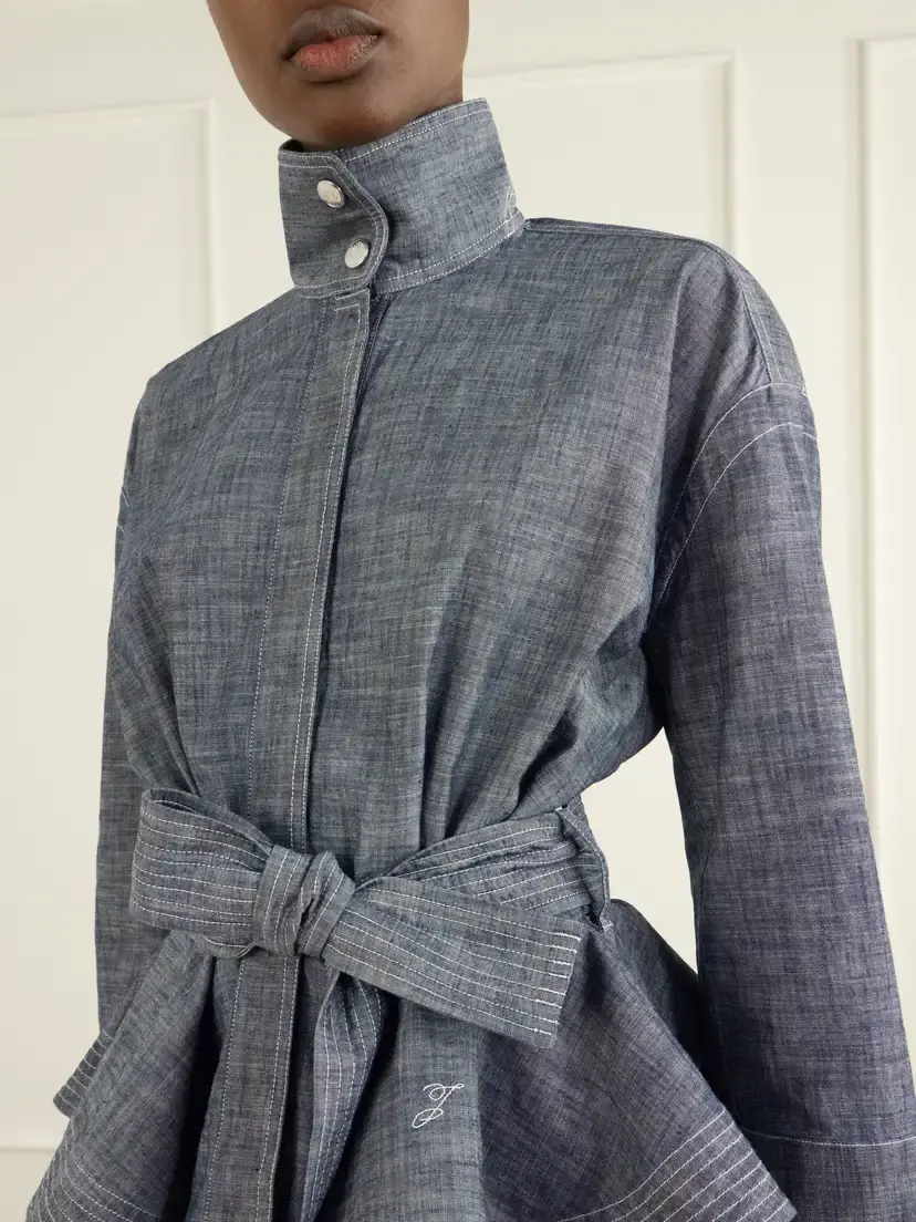 Jacquemus La Veste Cabana Belted Cotton Jacket | Thumbnail 4 Jacquemus La Veste Cabana Belted Cotton Jacket | Thumbnail 4