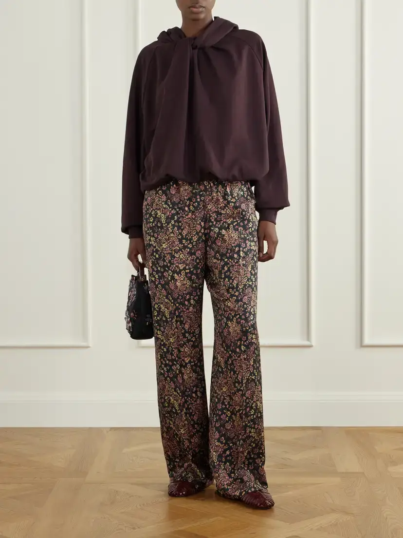Dries Van Noten Floral-print Crepe Straight-leg Pants | Thumbnail 2