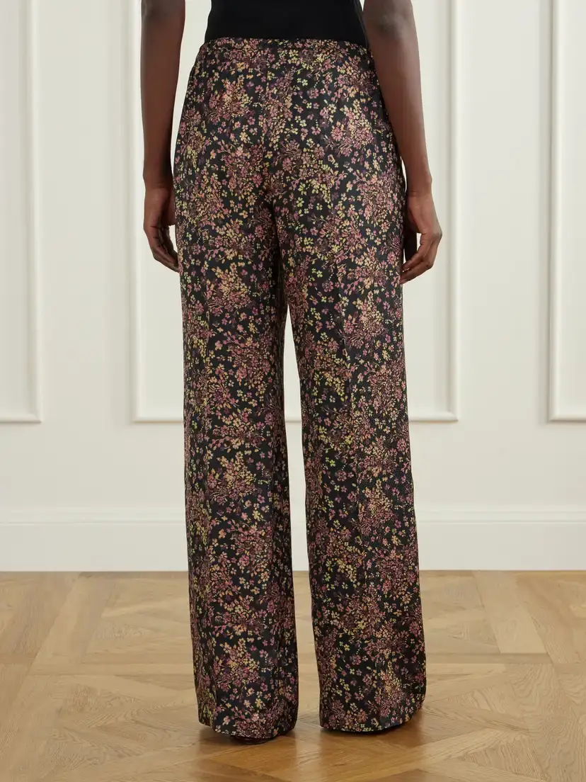 Dries Van Noten Floral-print Crepe Straight-leg Pants | Thumbnail 4