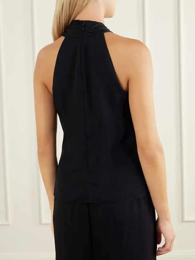 Theory Crepe Halterneck Top | Thumbnail 4