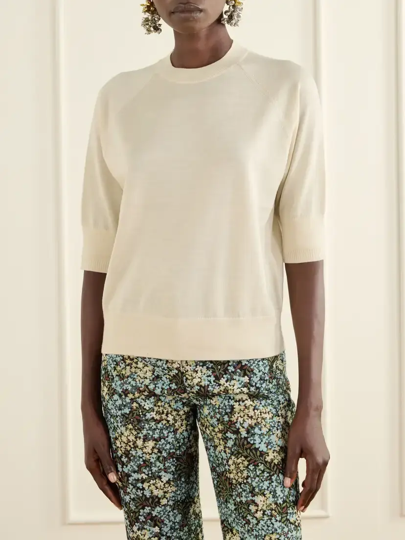 Dries Van Noten Merino Wool Sweater | Thumbnail 3 Dries Van Noten Merino Wool Sweater | Thumbnail 3