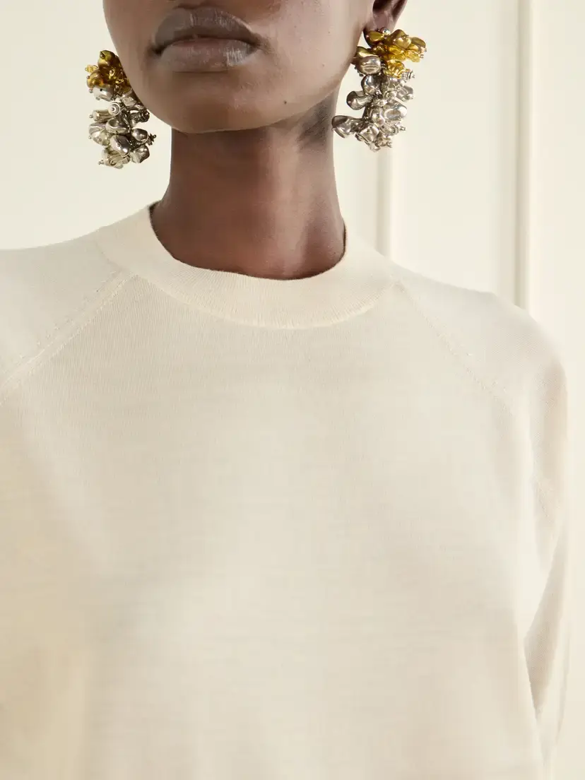 Dries Van Noten Merino Wool Sweater | Thumbnail 5 Dries Van Noten Merino Wool Sweater | Thumbnail 5