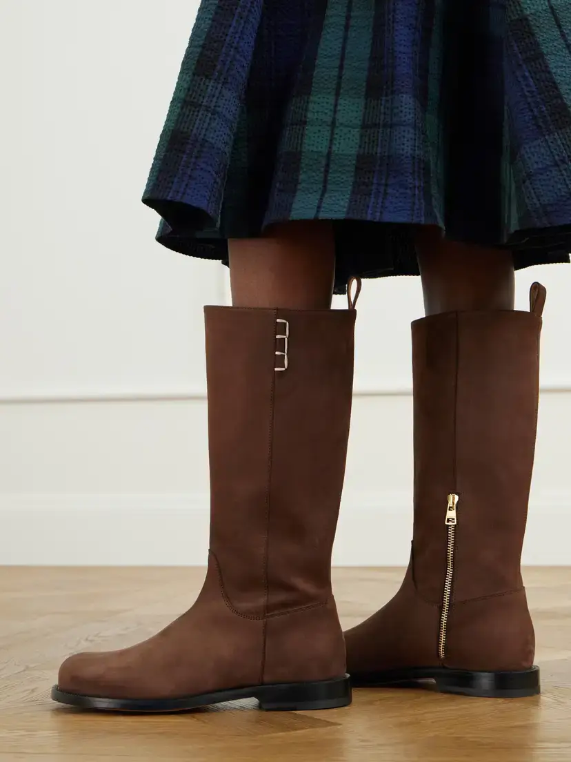 JW Anderson Loafer Nubuck Knee Boots | Thumbnail 2 JW Anderson Loafer Nubuck Knee Boots | Thumbnail 2