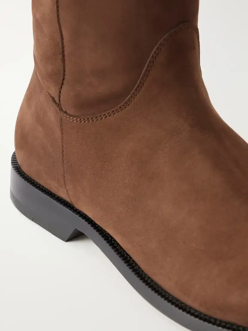 JW Anderson Loafer Nubuck Knee Boots | Thumbnail 5 JW Anderson Loafer Nubuck Knee Boots | Thumbnail 5
