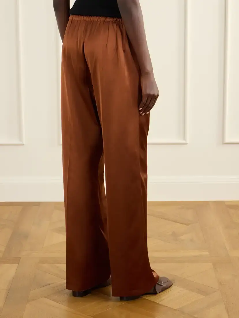 Dries Van Noten Puvis Wide-leg Satin Pants | Thumbnail 4 Dries Van Noten Puvis Wide-leg Satin Pants | Thumbnail 4