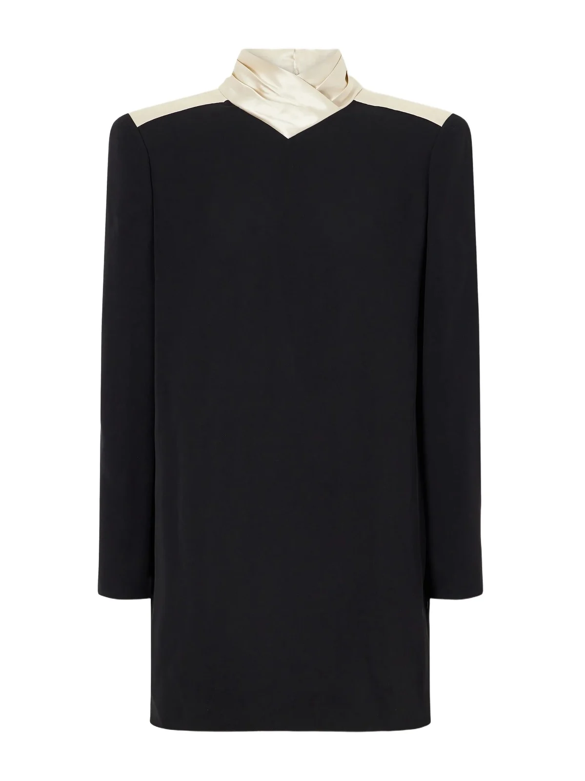 Valentino Garavani Satin-trimmed Silk-cady Mini Dress