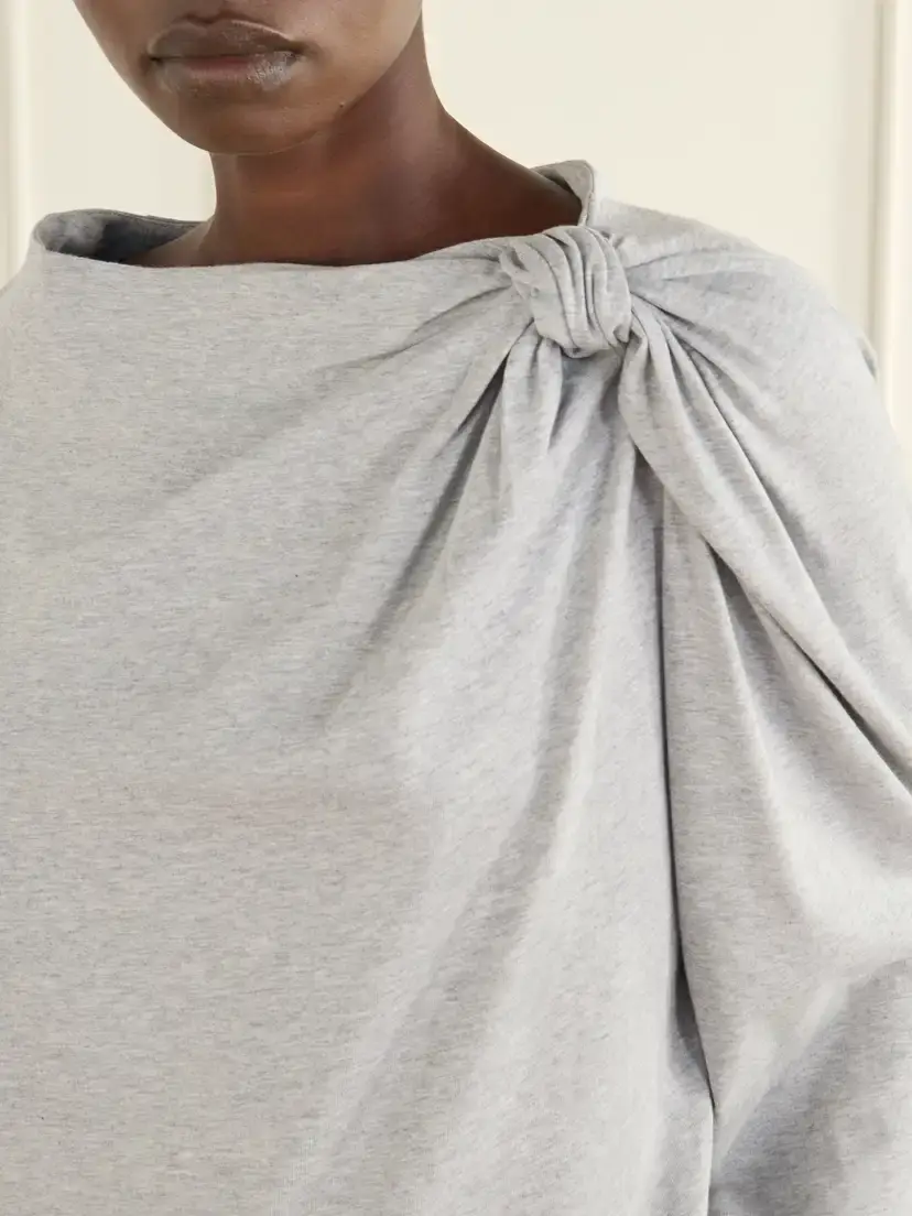 Dries Van Noten Gathered Cotton-jersey T-shirt | Thumbnail 5 Dries Van Noten Gathered Cotton-jersey T-shirt | Thumbnail 5