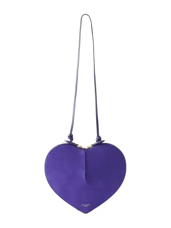 Le Coeur Suede And Leather Shoulder Bag Le Coeur Suede And Leather Shoulder Bag