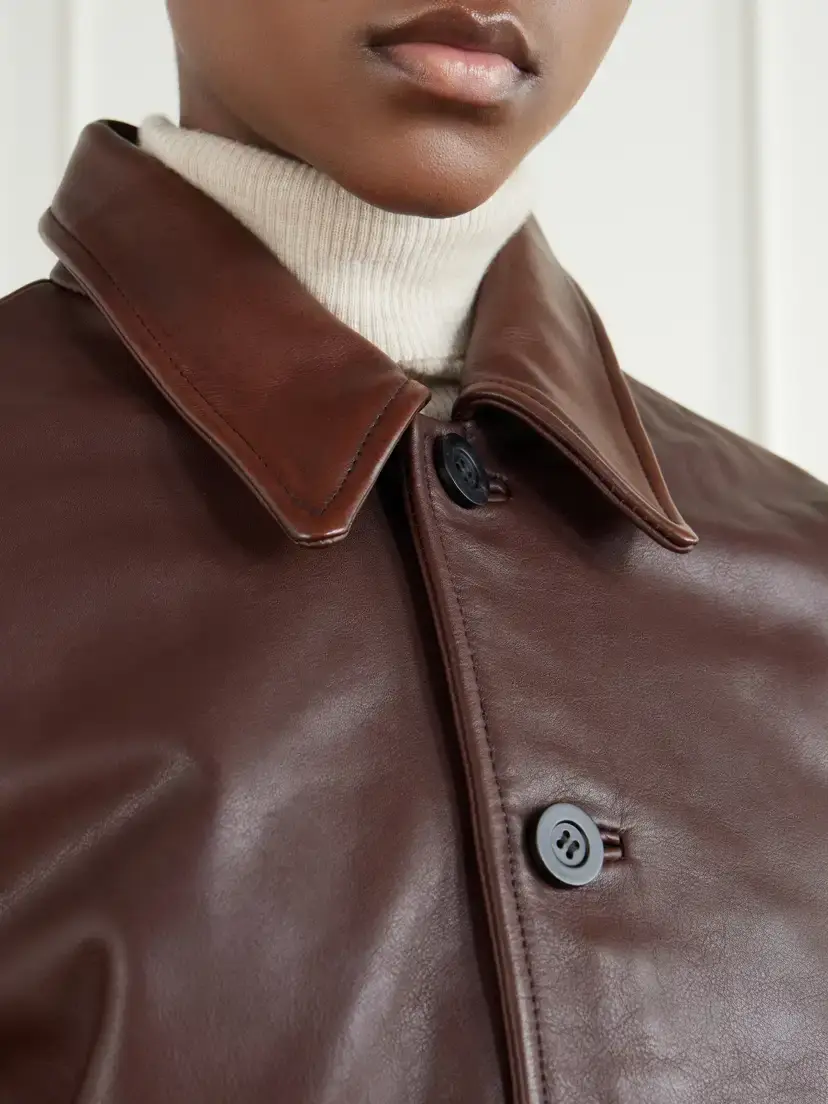 Studio Nicholson Landau Leather Jacket | Thumbnail 5 Studio Nicholson Landau Leather Jacket | Thumbnail 5