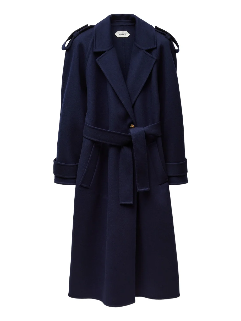 Versace Double-Wool & Cashmere Coat