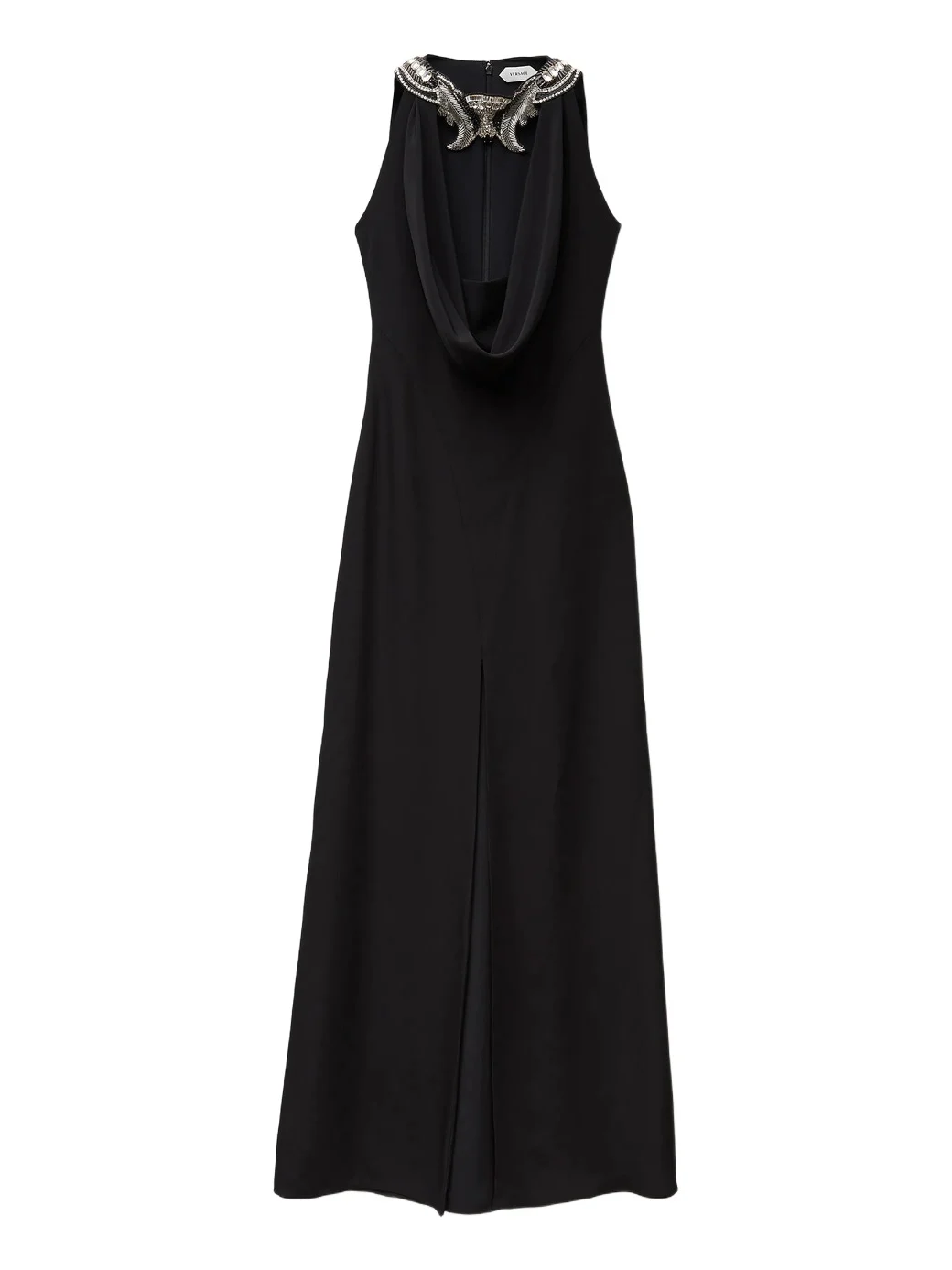 Embroidered Silk Gown