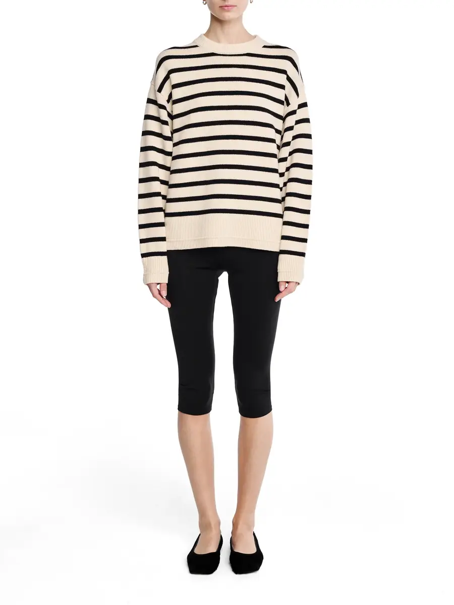 Maria McManus Ladder Stitch Crew Cashmere-Cotton Sweater | Thumbnail 2 Maria McManus Ladder Stitch Crew Cashmere-Cotton Sweater | Thumbnail 2