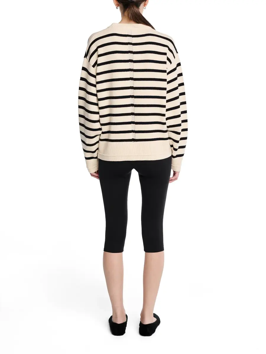 Maria McManus Ladder Stitch Crew Cashmere-Cotton Sweater | Thumbnail 4 Maria McManus Ladder Stitch Crew Cashmere-Cotton Sweater | Thumbnail 4