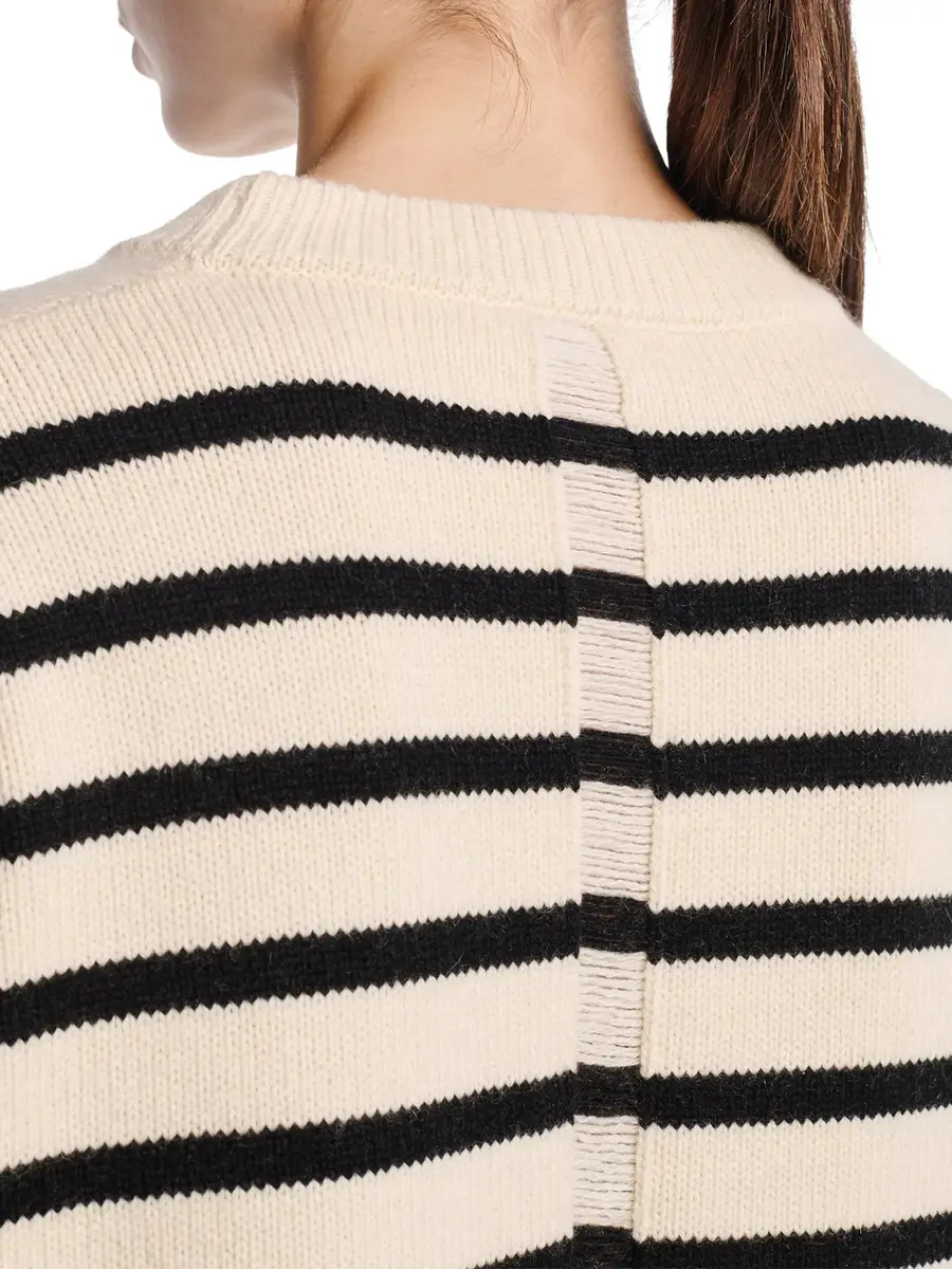 Maria McManus Ladder Stitch Crew Cashmere-Cotton Sweater | Thumbnail 5 Maria McManus Ladder Stitch Crew Cashmere-Cotton Sweater | Thumbnail 5